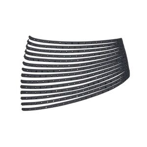 Skims Rhinestone Swim Strappy Skirt XS Gunmetal NWT